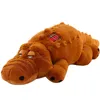 Dorimytrader Jumboの柔らかい動物ワニのぬいぐるみ人形巨人ぬいぐるみ漫画のアリゲーターのおもちゃのための玩具4色180cm 215cm Dy60641