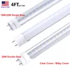 4ft LED -butiksljus 4 fot 18W 22W 28W LED -rörbelysning SMD 2835 Glödlampor T8 G13 Fluorescerande rör Lamp 5000K 6000K