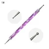 5 sztuk Crystal Nail Art Szczotka Pióro Rzeźba Emboss Kształtowanie Hollow Rzeźby Akrylowe Manicure Dotting Narzędzia F2305