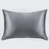 20*26 inch Silk Satin Pillowcase Home Multicolor Ice Silk Pillow Case Zipper Pillow Cover Double Face Envelope Bedding Pillow Cover EEA1167-