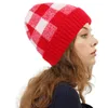 CRUOXIBB Trendy Chunky Stretch Beanie Christmas hat Cable Knit Skull Cap Stylish Slouchy Ski hats for Men & Women