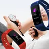 Smart armband Y5 Armbands Fitness Tracker Färgskärm Hjärtfrekvens Sova Pedometer Sport Vattentät Aktivitetsspårare för iPhone Samsung