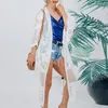 Sarongs Summer Sexy Beach Dress Swimwear Women Hollow Out Long Sleeve Cover Up Cardigan Transparent Lace Bikini Robe1