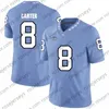 Mit8 Custom 2020 UNC North Carolina Tar Heels 1 Khafre Brown Dazz Newsome Michael Carter 25 Javonte Williams Mannen Jeugd Kid Voetbal Jersey 4XL