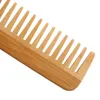 MOQ 50pcs Custom LOGO Amazon Hot Sale Eco-Friendly Bamboo Beard Combs Straight Hair Comb for Men & Women LX1923