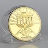 1872 Deutsche Reichsbank Золотая монета Позолоченные 3-го 1 унции Pullight Оптовые 50 шт. / Лот Бесплатная Доставка