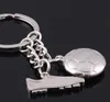 Metall-Schlüsselanhänger für Herren, Geschenk, Schlüsselanhänger, Fußballschuhe und Fußball-Auto, Ring, Party-Schmuck