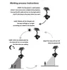 PIR Infravermelho Luz de inundação 10W 20W 30W 50W IP65 impermeável sensor de movimento Solar Projector para Quintal Portão