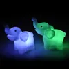 2pcslot象の色の変化LEDナイトライトウェディングパーティーの装飾は、クリエイティブハンディクラフト妖精ガーデン3551255