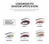 FOCALLURE 12 Farben Lidschatten Aufkleber Kosmetik Lidschatten Bleistift Textmarker Schimmer Augen Make-up Lidschatten Eye Liner 120 TEILE/LOS DHL