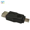 Черный USB 2.0 женщина к Mini USB B 5pin мужской или USB женщина к Mini B мужской 5pin разъем OTG хост-адаптер конвертер разъем 300 шт. / лот