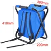 Taburete de silla de pesca plegable para acampar al aire libre, 4 colores, 36X30X40cm, mochila portátil, bolsa de asiento, silla de pesca plegable, bolsa de asiento, muebles de campamento