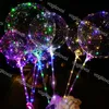 LED piscando balão bobo linha linha com encaixe onda 3m string luz para natal halloween casamento decoração de aniversário DHL