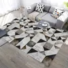 Svart vit imitation cowhide 3d tryckta mattor modern nordisk heminredning golvmatta barn sovrum lekplats mattor barn rum mats12428