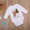 Newborn Baby Girls Rompers Unisex Baby Boy Clothes My 1st Christmas Playsuit Romper Jumpsuit Outfit Clothes