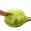 Silikon kroppsborste lång handtag rengöring dusch scrub badborste för back scrubber exfoliating hud ppa276