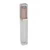 Contêiner de tubo de tubo de brilho limpo de champanhe DIY champanhe inteiro 6ml quadrado tubos de lipgles de batom lipstick de 6ml