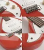 Vox Mark III Red Teardrop Guitar White Brian Jones 3 Single Coil Pickups Chrome Hardware Factory Outlet5692264