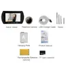 Danmini Smart Digital Door Viewer Peephole Camera with PIR Motion Detection Night Vision DND Function 4.3 inch HD Color Screen