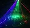 Disco Laser Light RGB Full Color Beam Light DJ Effect Projector Scanner Laser Stage Lighting Myy