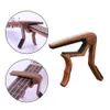 Guitar Capo Wooden Acoustic Folk Classical Guitar Capo for Electric Bass ukulele 4699387
