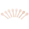 200Pcs Disposable Wooden Spoon Mini Ice Cream Spoon Wood Dessert Scoop Western Wedding Party Tableware Kitchen Accessories Tool