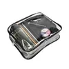 Crystal Clear Waterproof Cosmetic Bag Travel Toiletry Bag Set with Zipper PVC Makeup Pouch Handle Straps for Women Men Organizer Case wholes