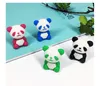 Cute Animal 3D Panda Rubber Eraser Kawaii Creative Stationery School Supplies Girl Gift For Kids Children's Toys J190731
