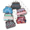 Coin Bolsas bonito carteira pequenas Lady Vintage Nacional vento Coin Carteiras Ferrolho Mini saco Meninas Clutch Mude a bolsa Pouch