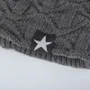 Popular Handmade Knitted Beanies Hat Men Winter Warm Simple Style Chunky Soft Stretch Beanie Skully Hats