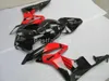 Moulage par injection gratuit 7 cadeaux carénages pour Honda CBR600RR 2007 2008 kit de carénage rouge noir CBR600RR 07 08 LL22