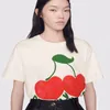 2022S Beverly Hills Cherry Designer T-Shirt Men Fashion Luxury Sleting Short Sleeve Women Punk Print Letter Summer Skateboard Tops Tops Tees حجم كبير