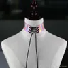 Lederhalskette für Frauen Colliers Minimalist Sexy Bondage Bundle Leder Glow Collar Choker Halskette