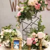 5 pcs set Wedding Stage Decoration Square Flower Column Stand Road Lead Metal Shelf Display Rack 3 Colors Install1433428