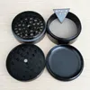 Space Case Grinders Herb Grinder 4 Piece 63mm Rökning Tobak med triangelskrapa Aluminiumlegeringsmaterial i lager