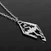 2019 New Game Dragon The Elder Scrolls V Pendant Necklace Skyrim Choker Men Jewelry Necklace Chain -30