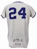 12223 rtrt Pullover con bottoni in jersey bianco da baseball personalizzato Uomo Donna taglia S-3XL