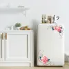 QYY2548 Flower PVC Toilet Fridge Wall Sticker