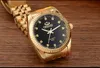 Merk top luxe dames goud horloge dames gouden klok vrouwelijke dame jurk rhinestone quartz waterdichte horloges vrouwelijk