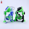 Roboter Bubbler Bong Rig Silikon Wasserleitungen Unzerbrechliche Shisha Rauchrohrrauch Bongs mit 14 mm Glasschüssel Fabrik Großhandel
