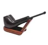 Black Sandalwood Pipe Phoebe Fittings with 9mm Ring Filter Core for Direct Sale by Tobacco Fittings Manufacturers