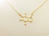 Halskette mit geometrischem Kaffee-Molekül-Anhänger, Halskette mit chemischen Molekülen, Wissenschaftsstruktur, Chemie-Halsketten für Krankenschwester-Schmuck