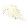 Accessoires pour cheveux, peigne à cheveux de mariée avec strass, perles et cristaux, bijoux de mariée, couvre-chef de mariage pour femmes, BW-HP857
