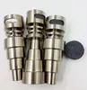 Universal Domeless 6 IN 1 Titanium Nails with Moon Rock 10mm 14mm 18mm Male Female Joint for Glass Bongs Water Pipes Dab Rigs