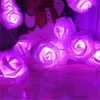 SUPLI 5M 20 LED Batterij Operated String Flower Rose Fairy Light Christmas Decor