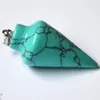 Natural Stone Pendants for Necklaces Onyx Arrow pendants necklace for jewelry Making