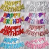 100Sets/lot 16inch HAPPY BIRTHDAY Aluminum Film Balloons Birthday Party Decoration Colors Balloon Gold Silver 13 pcs/set