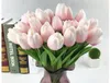 Real Touch Tulip Artificielle PU Fleurs De Bouquet De Simulation Pour La Maison Mariage décoratif fleurs 50pcs / lot G725