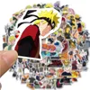 100 Pcs Mixte Autocollant De Voiture Japonais Anime Pour Ordinateur Portable Skateboard Pad Vélo Moto PS4 Téléphone Bagages Decal Pvc guitare Réfrigérateur Autocollants