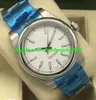 Luxe horloges 116200 39mm Zwart Baton Automatisch Zilver Rvs Armband Fashion Mens Horloge Waterdicht